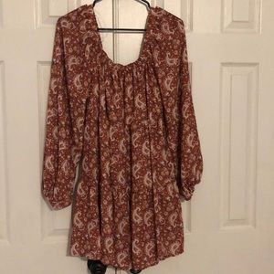 Paisley mini dress from Dress Up Boutique